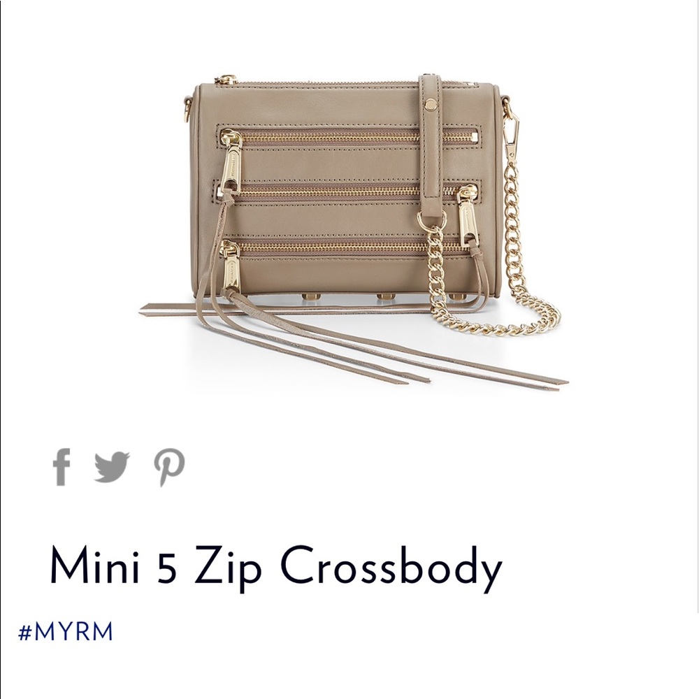 Rebecca Minkoff Mini 5 Zip Crossbody Bag